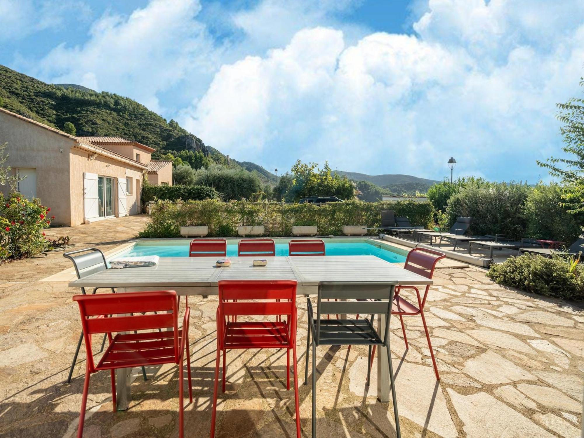 Villa House In The South Of France With Private Pool Roquebrun Esterno foto
